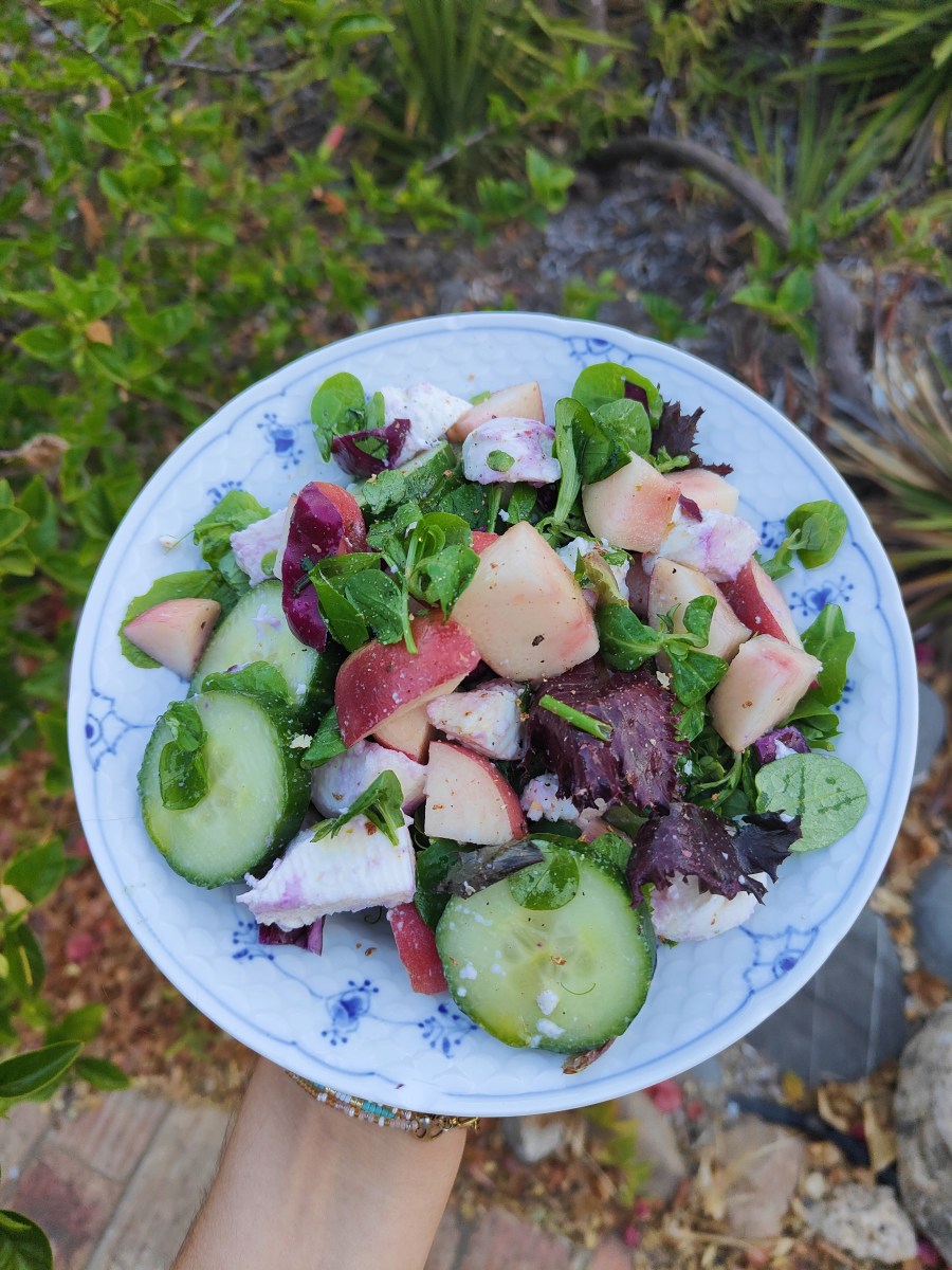 Summer Peach Salad